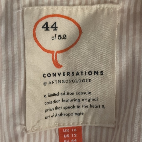 Anthropologie 52 Conversations Colloquial Yellow Button Front Pencil Skirt Sz 12 - Picture 8 of 9
